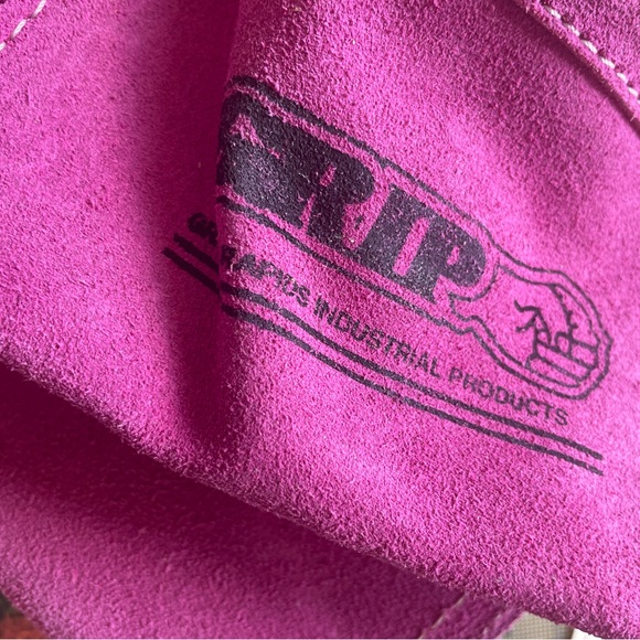 NWOT Leather Tool Belt Pouch Heavy Duty Suede buckle closure adjustable PINK - Picture 4 of 8